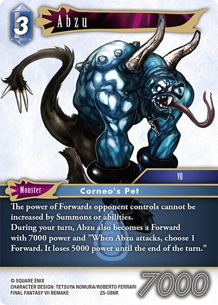 Image for Abzu (Tears of the Planet) (25-086R) - Final Fantasy TCG