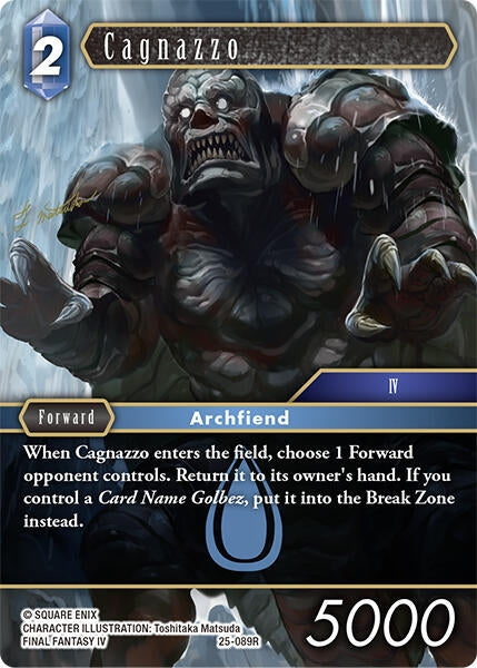 Image for Cagnazzo (Tears of the Planet) (25-089R) - Final Fantasy TCG