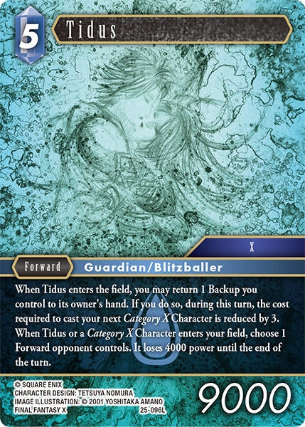 Image for Tidus (Tears of the Planet) (25-096L) - Final Fantasy TCG