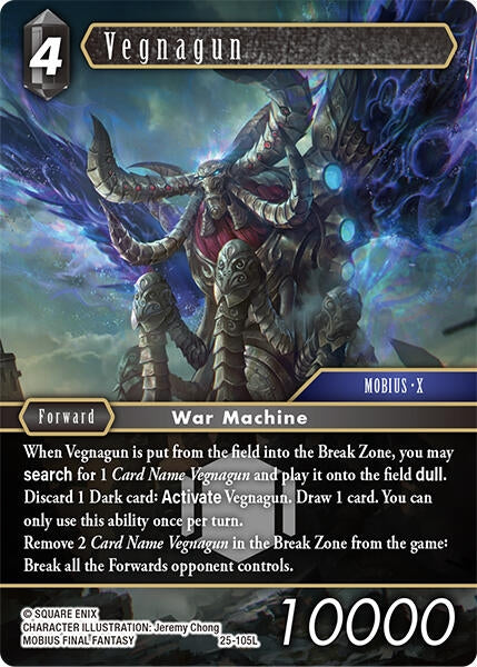 Image for Vegnagun (Tears of the Planet) (25-105L) - Final Fantasy TCG