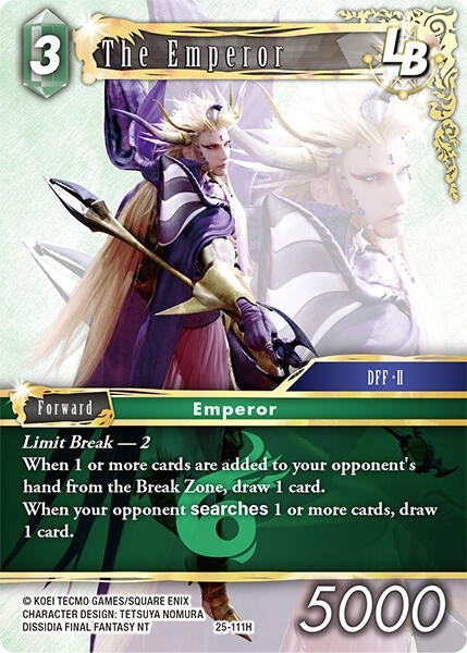 Image for The Emperor LB (Tears of the Planet) (25-111H) - Final Fantasy TCG