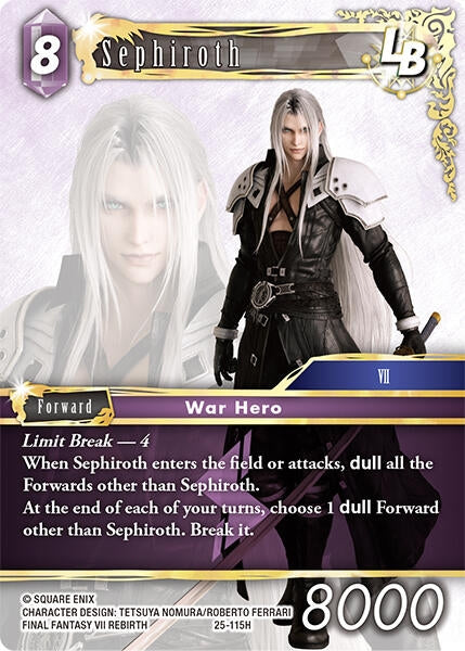 Image for Sephiroth LB (Tears of the Planet) (25-115H) - Final Fantasy TCG