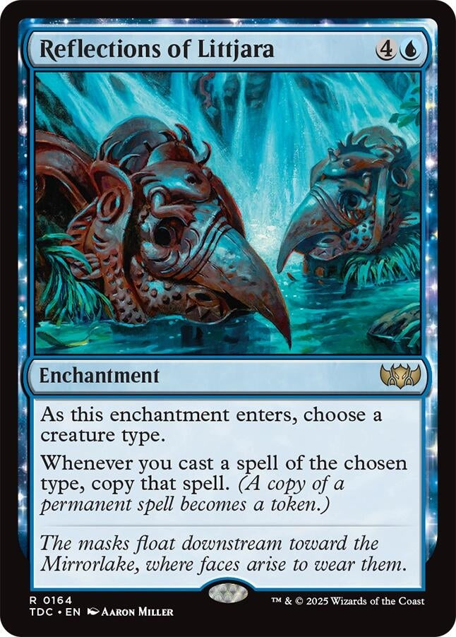 Image for Reflections of Littjara (Commander: Tarkir: Dragonstorm) (164) - Magic: The Gathering