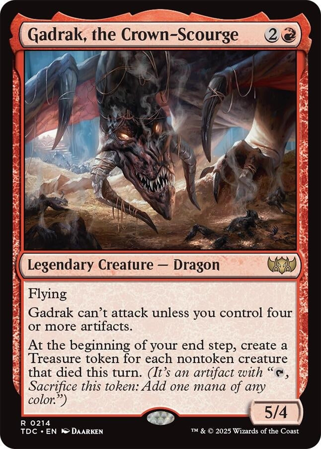 Image for Gadrak, the Crown-Scourge (Commander: Tarkir: Dragonstorm) (214) - Magic: The Gathering