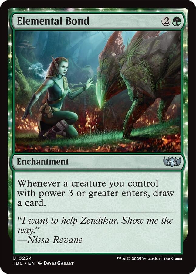 Image for Elemental Bond (Commander: Tarkir: Dragonstorm) (254) - Magic: The Gathering