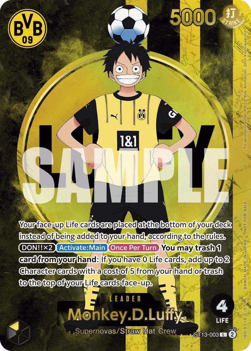 Image for Monkey.D.Luffy (BVB x One Piece Campaign) (One Piece Promotion Cards) (ST13-003) - One Piece Card Game