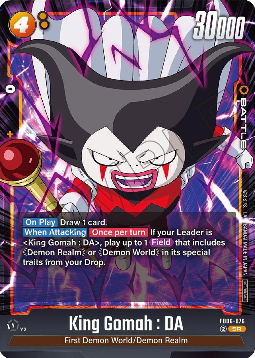 Image for King Gomah : DA - FB06-076 (Rivals Clash) (FB06-076) - Dragon Ball Super: Fusion World