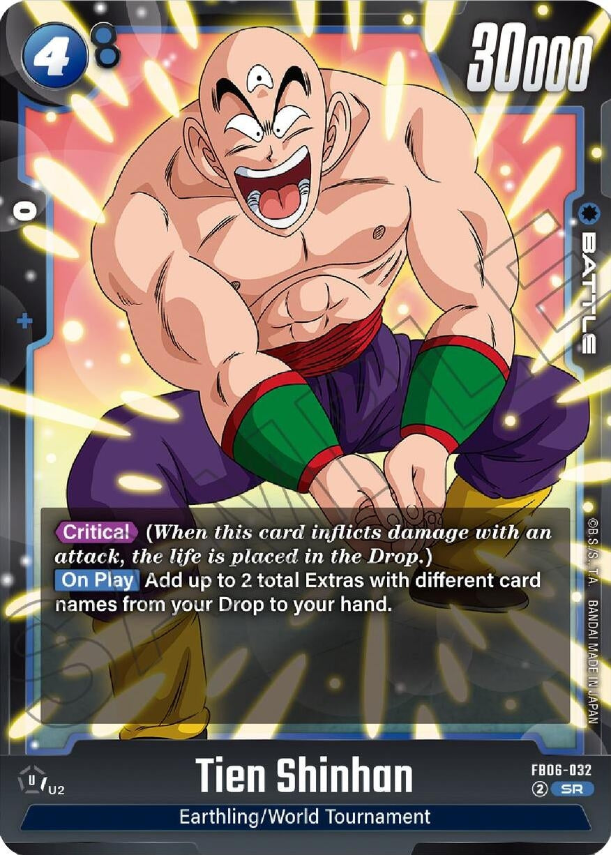 Image for Tien Shinhan - FB06-032 (Rivals Clash) (FB06-032) - Dragon Ball Super: Fusion World