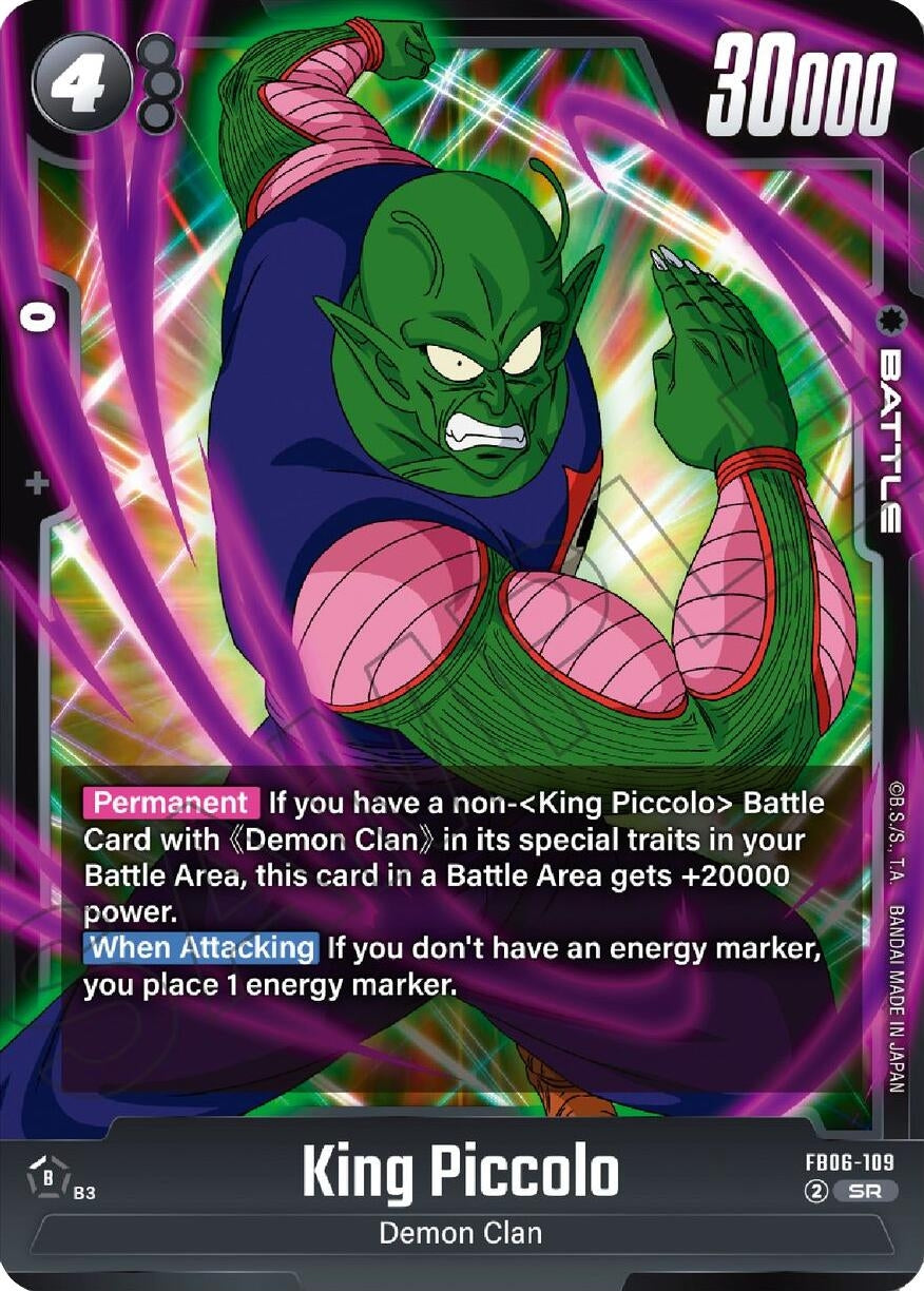 Image for King Piccolo - FB06-109 (Rivals Clash) (FB06-109) - Dragon Ball Super: Fusion World