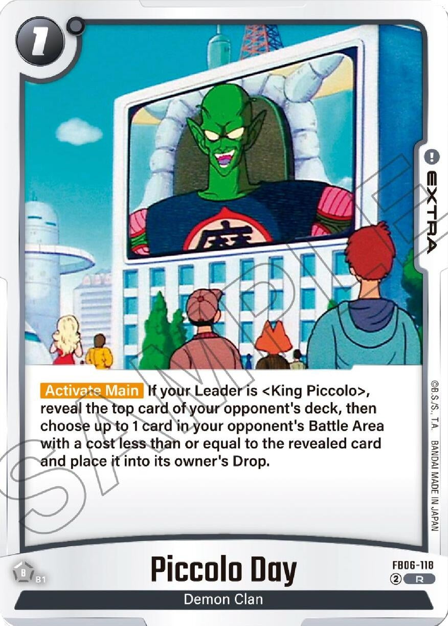 Image for Piccolo Day (Rivals Clash) (FB06-118) - Dragon Ball Super: Fusion World