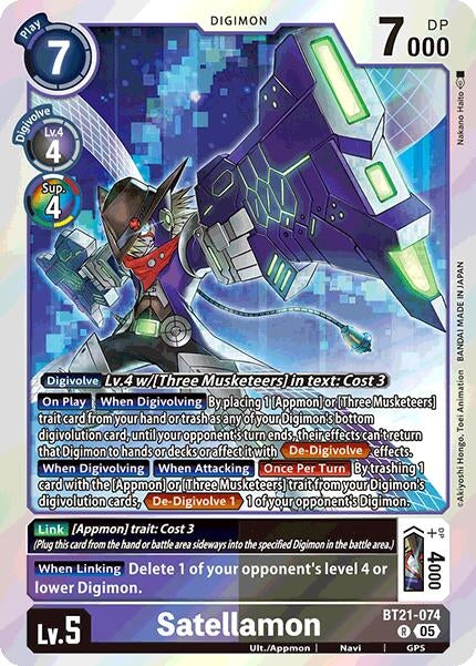 Image for Satellamon (BT21) (BT21-074 R) - Digimon Card Game