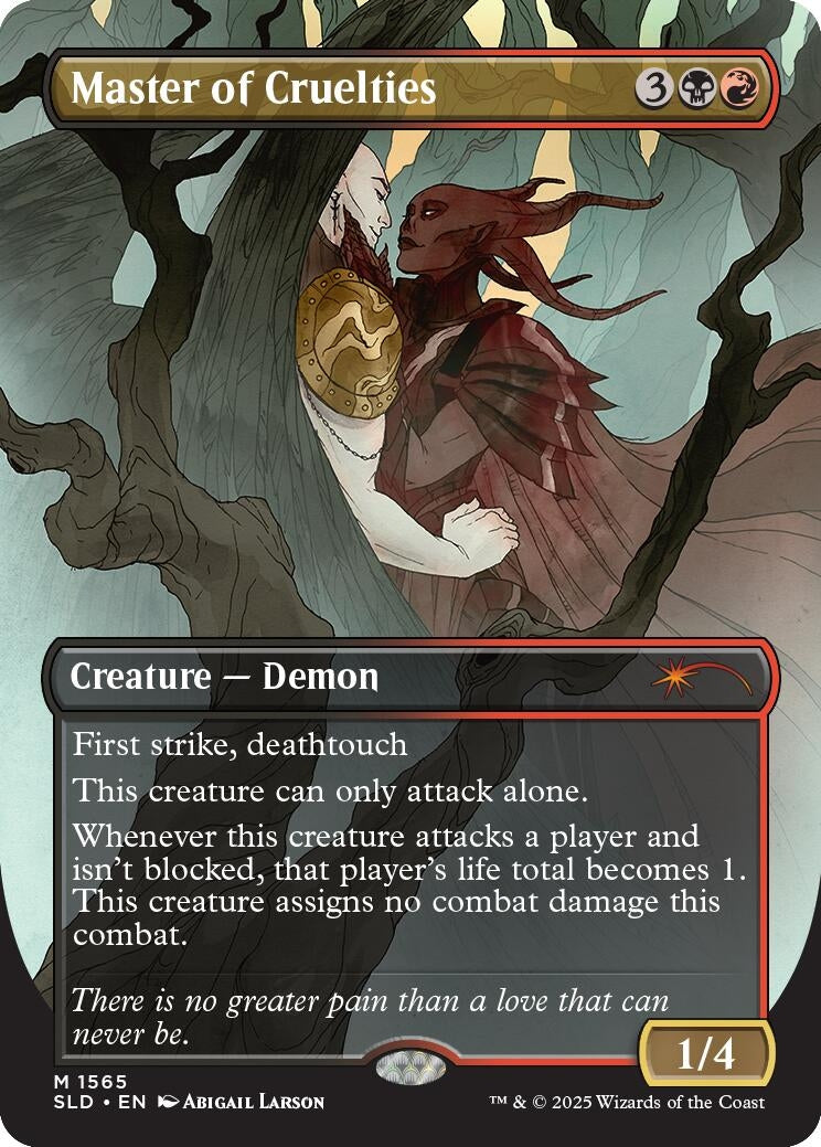 Image for Master of Cruelties (Secret Lair Drop Series) (1565) - Magic: The Gathering