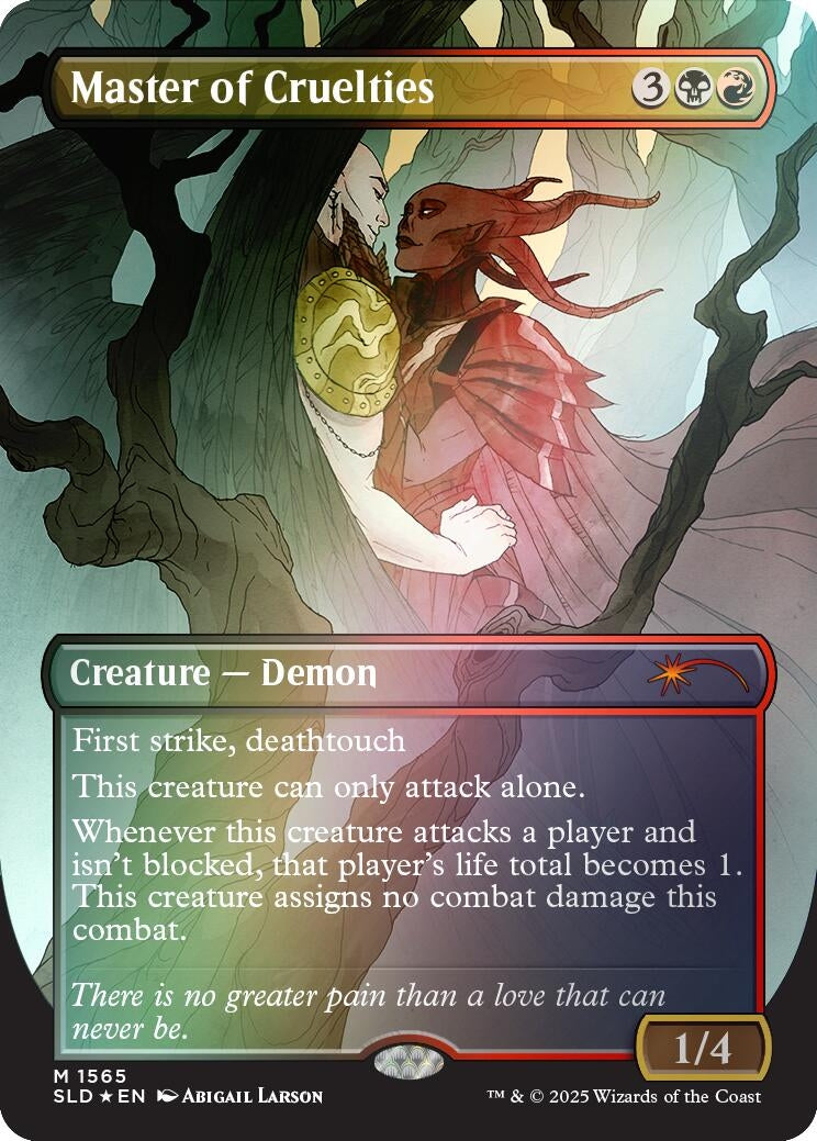 Image for Master of Cruelties (Rainbow Foil) (Secret Lair Drop Series) (1565) - Magic: The Gathering
