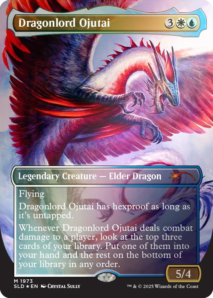 Image for Dragonlord Ojutai (Rainbow Foil) (Secret Lair Drop Series) (1973) - Magic: The Gathering