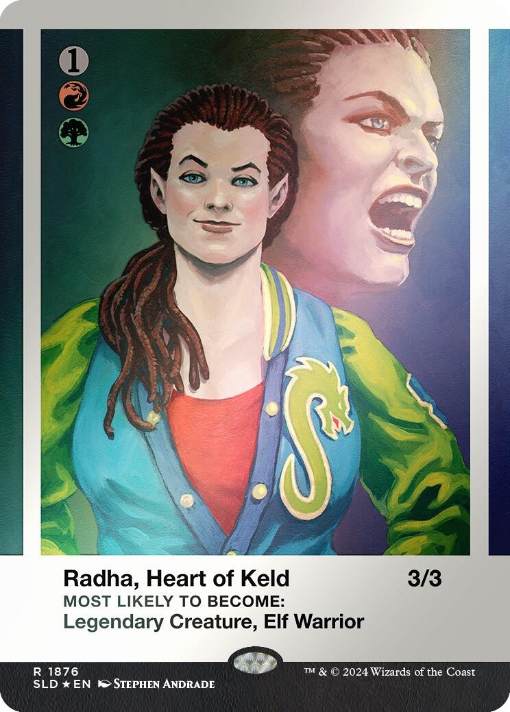 Image for Radha, Heart of Keld (Rainbow Foil) (Secret Lair Drop Series) (1876) - Magic: The Gathering