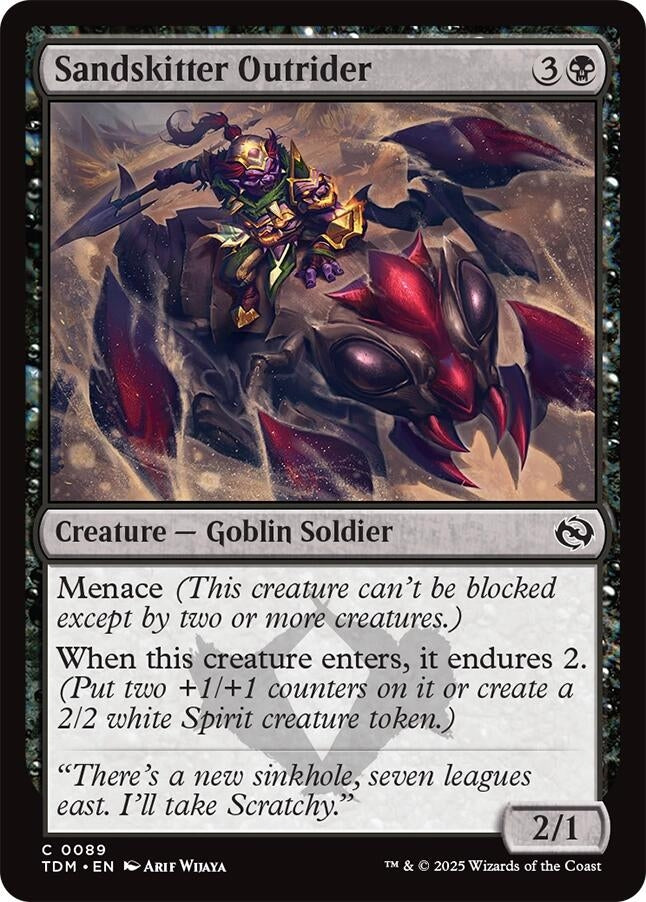 Image for Sandskitter Outrider (Tarkir: Dragonstorm) (89) - Magic: The Gathering