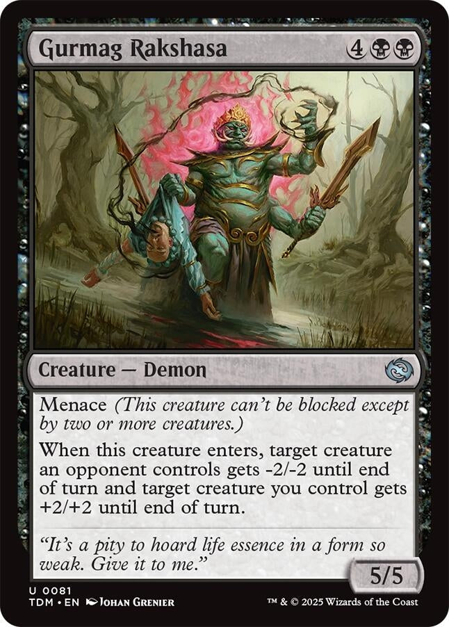 Image for Gurmag Rakshasa (Tarkir: Dragonstorm) (81) - Magic: The Gathering