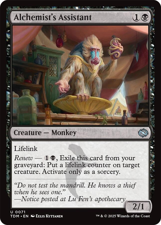 Image for Alchemist's Assistant (Tarkir: Dragonstorm) (71) - Magic: The Gathering