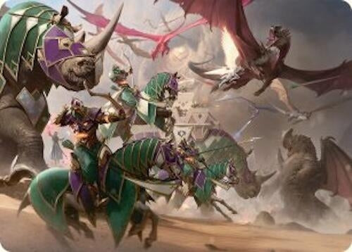 Image for United Battlefront Art Card (5/54) (Art Series: Tarkir: Dragonstorm) (5) - Magic: The Gathering