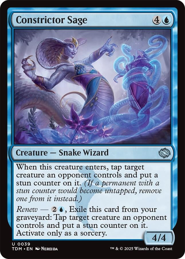 Image for Constrictor Sage (Tarkir: Dragonstorm) (39) - Magic: The Gathering