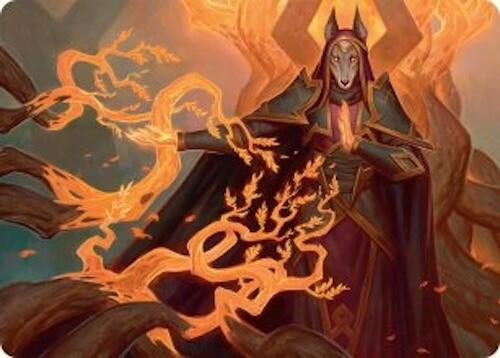 Image for Abzan Devotee Art Card (10/54) (Art Series: Tarkir: Dragonstorm) (10) - Magic: The Gathering