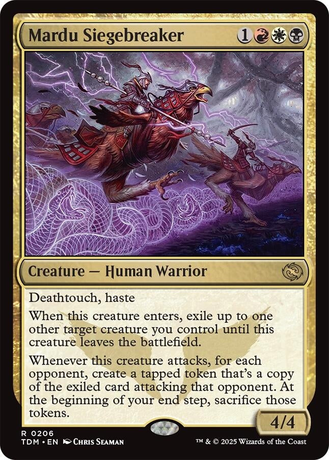 Image for Mardu Siegebreaker (Tarkir: Dragonstorm) (206) - Magic: The Gathering