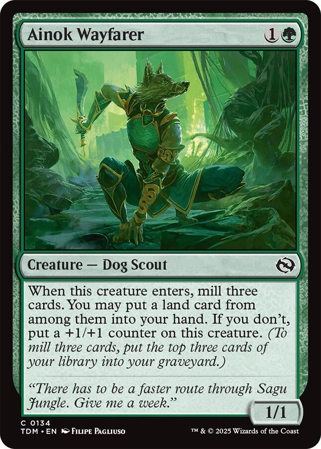 Image for Ainok Wayfarer (Tarkir: Dragonstorm) (134) - Magic: The Gathering