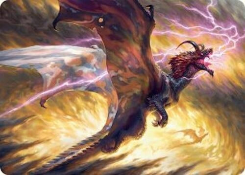 Image for Stormscale Scion Art Card (17/54) (Art Series: Tarkir: Dragonstorm) (17) - Magic: The Gathering