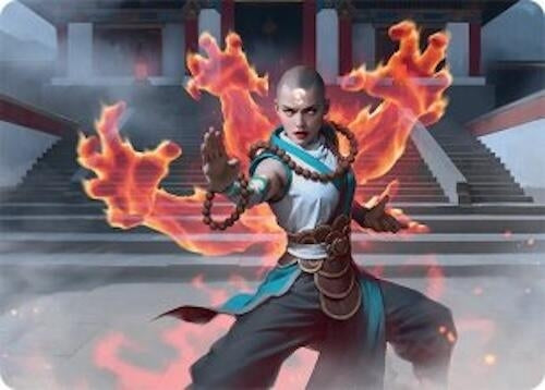 Image for Flamehold Grappler Art Card (24/54) (Art Series: Tarkir: Dragonstorm) (24) - Magic: The Gathering