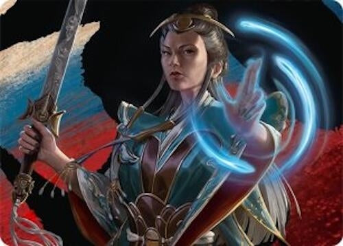 Image for Narset, Jeskai Waymaster Art Card (44/54) (Art Series: Tarkir: Dragonstorm) (44) - Magic: The Gathering