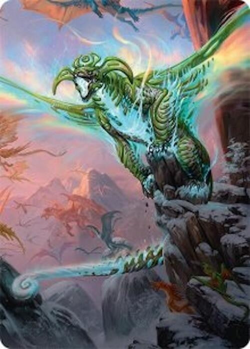 Image for Ureni of the Unwritten Art Card (51/54) (Art Series: Tarkir: Dragonstorm) (51) - Magic: The Gathering