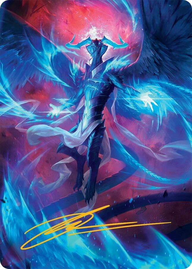 Image for Ugin, Eye of the Storms Art Card (48/54) (Gold-Stamped Signature) (Art Series: Tarkir: Dragonstorm) (48) - Magic: The Gathering