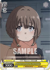 Image for Moving Forward Step by Step, Kaede Azusagawa (Rascal Does Not Dream Series) (SBY/W114-E021 C) - Weiss Schwarz