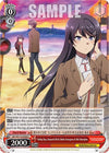 Image for Fading Days, Knapsack Kid & Sakuta Azusagawa & Mai Sakurajima (Rascal Does Not Dream Series) (SBY/W114-E068 C) - Weiss Schwarz