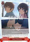 Image for Many Memories (A) (Rascal Does Not Dream Series) (SBY/W114-E073a U) - Weiss Schwarz