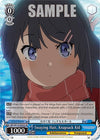 Image for Swaying Hair, Knapsack Kid (SR) (Rascal Does Not Dream Series) (SBY/W114-E092S SR) - Weiss Schwarz