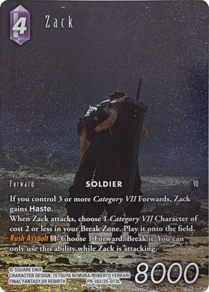 Image for Zack (Full Art) (Tears of the Planet) (PR-182/25-073L) - Final Fantasy TCG
