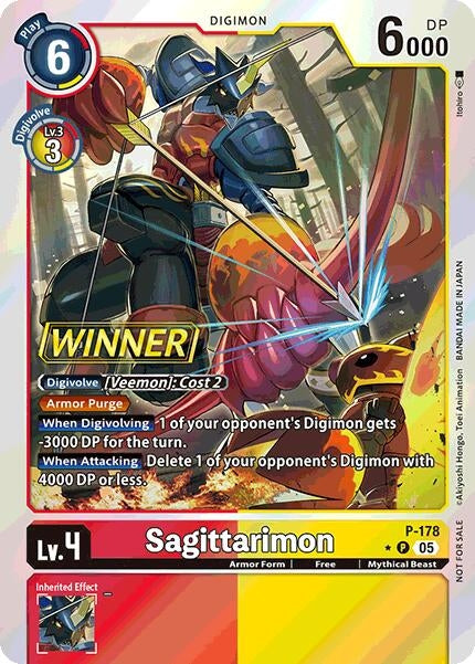 Image for Sagittarimon (Store Tournament 2025 Vol.2 Winner Pack) - Digimon Card Game