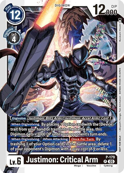 Image for Justimon: Critical Arm (Store Tournament 2025 Vol.2 Participation Pack) - Digimon Card Game