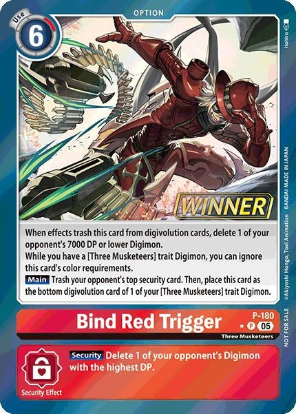 Image for Bind Red Trigger (Store Tournament 2025 Vol.2 Winner Pack) - Digimon Card Game