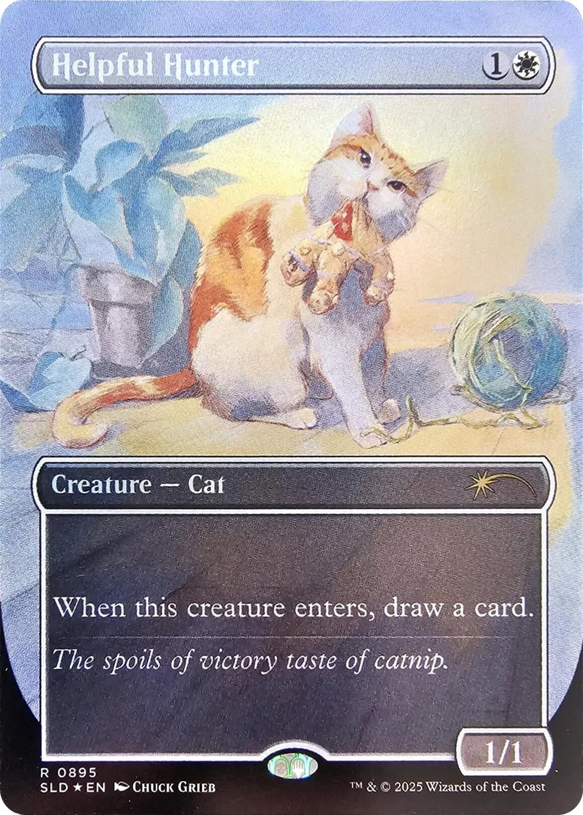 Image for Helpful Hunter (0895) (Rainbow Foil) (Secret Lair Drop Series) (895) - Magic: The Gathering