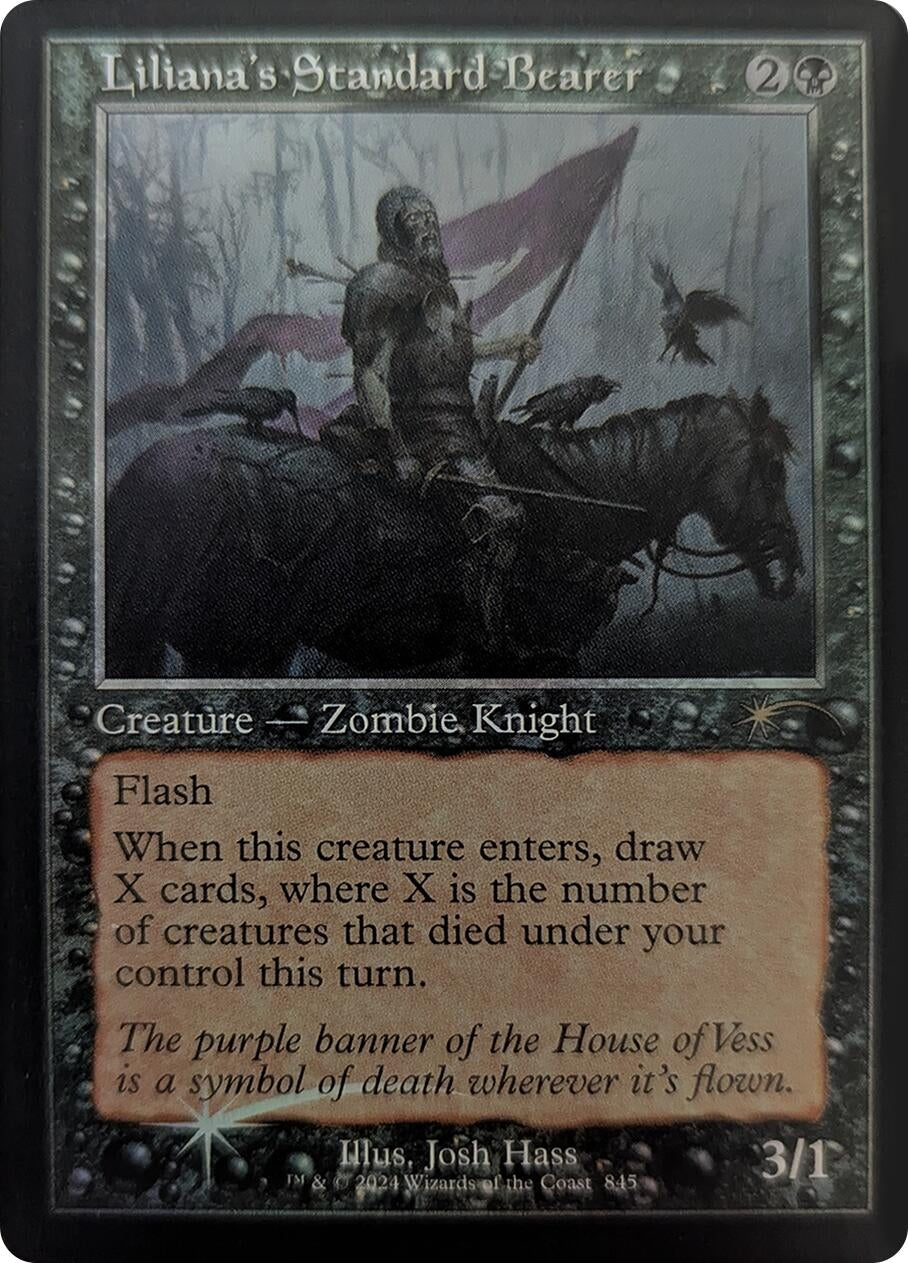 Image for Liliana's Standard Bearer (Retro Frame) (Secret Lair Drop Series) (845) - Magic: The Gathering