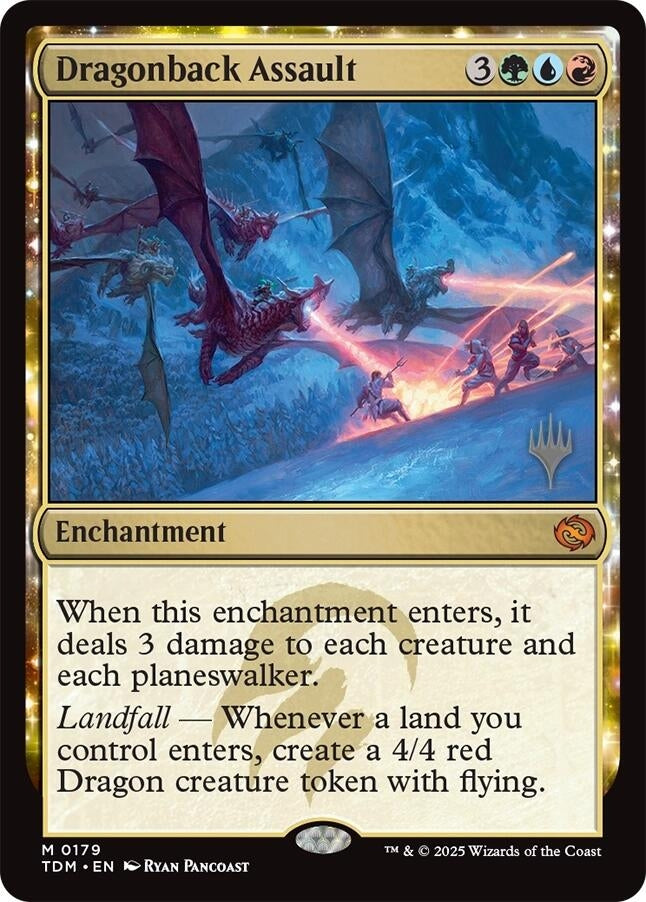 Image for Dragonback Assault (Promo Pack: Tarkir: Dragonstorm) (179) - Magic: The Gathering