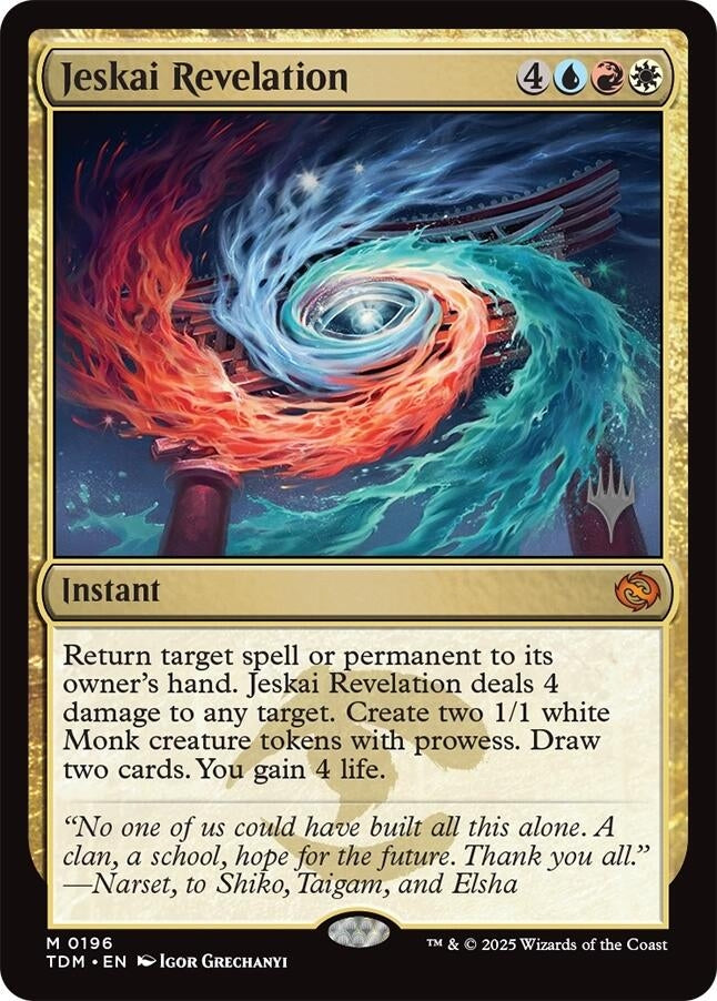 Image for Jeskai Revelation (Promo Pack: Tarkir: Dragonstorm) (196) - Magic: The Gathering