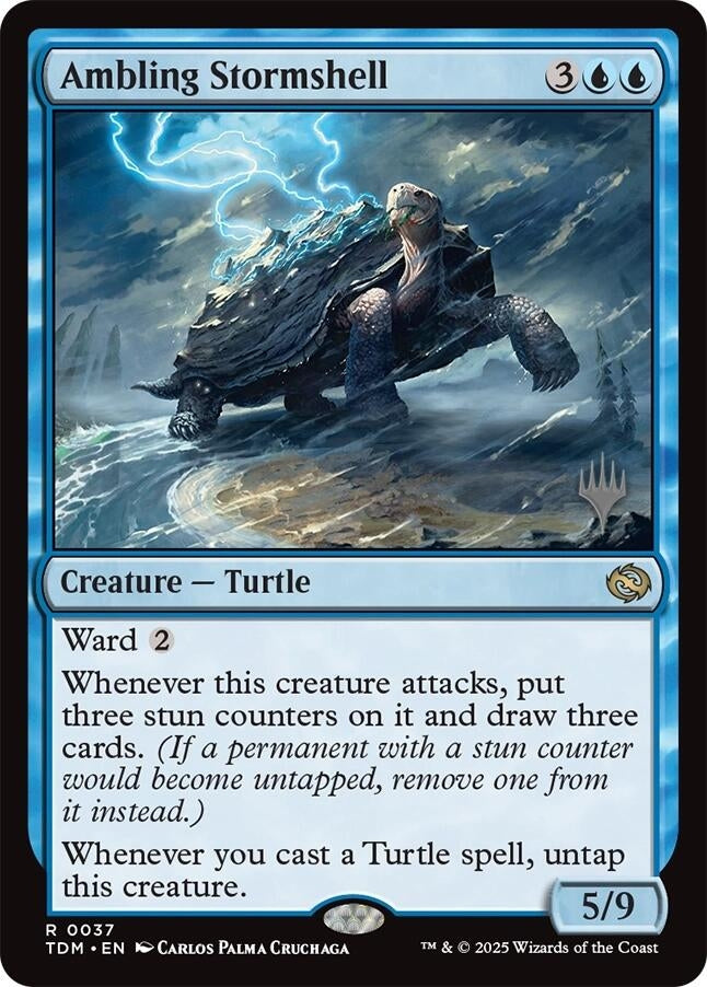 Image for Ambling Stormshell (Promo Pack: Tarkir: Dragonstorm) (37) - Magic: The Gathering