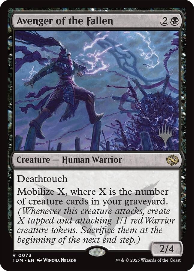 Image for Avenger of the Fallen (Promo Pack: Tarkir: Dragonstorm) (73) - Magic: The Gathering