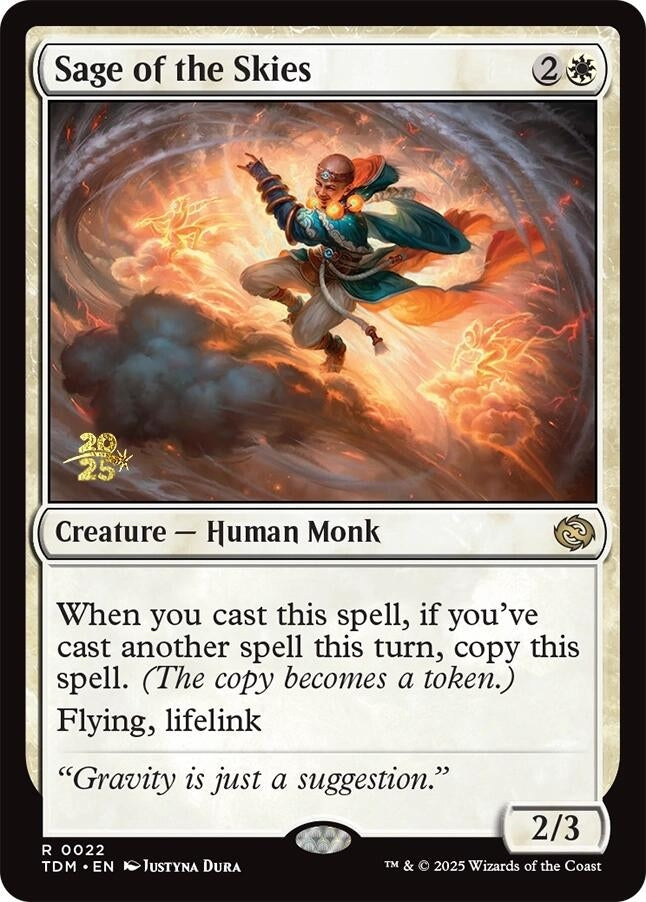 Image for Sage of the Skies (Prerelease Cards) (22) - Magic: The Gathering