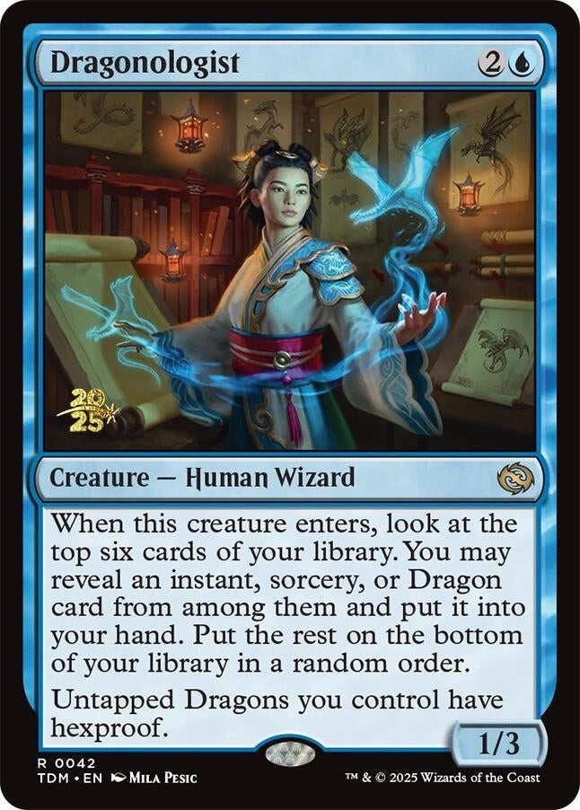 Image for Dragonologist (Prerelease Cards) (42) - Magic: The Gathering