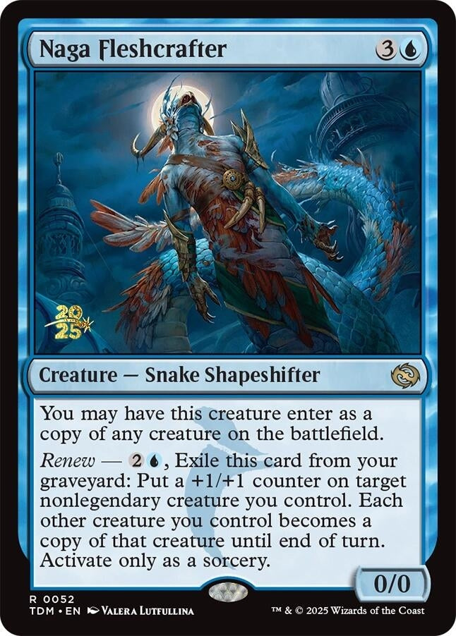 Image for Naga Fleshcrafter (Prerelease Cards) (52) - Magic: The Gathering