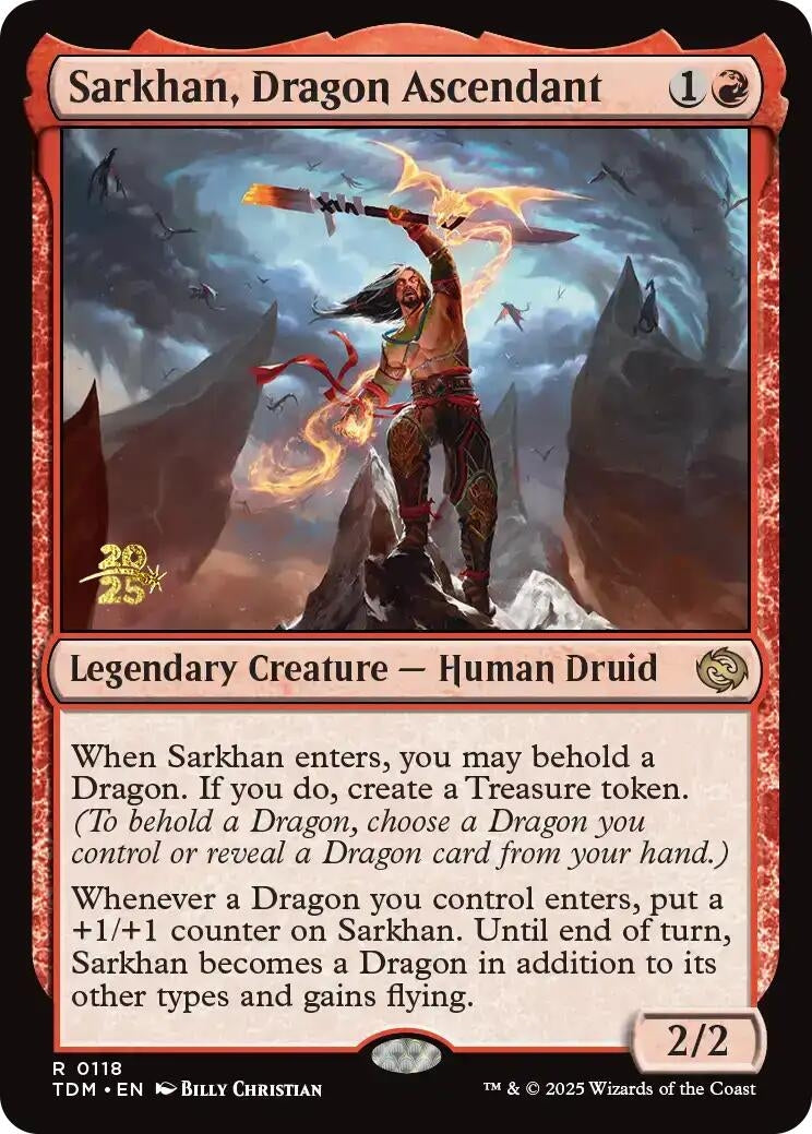 Image for Sarkhan, Dragon Ascendant (Prerelease Cards) (118) - Magic: The Gathering